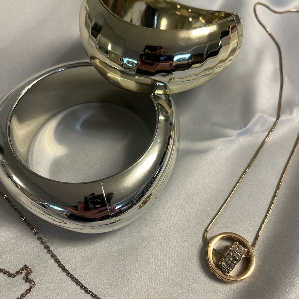 3 for $25. Gold and Silver Dual-Tone Bracelet